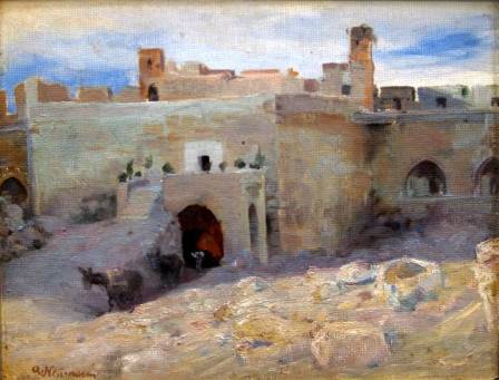 Abraham Neumann: Jeruzsálem óváros, 1923.